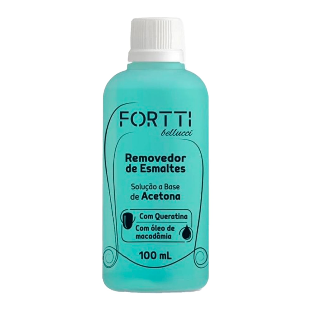 Encontraproduto.com.br - Removedor De Esmalte Fortti A Base De Acetona 100ml
