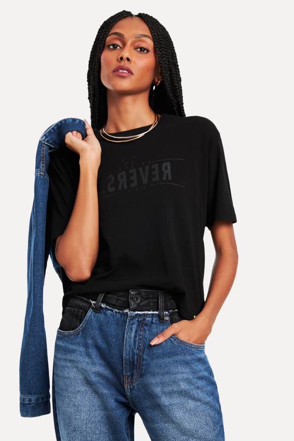 Encontraproduto.com.br - Camiseta Silk Foil Mc