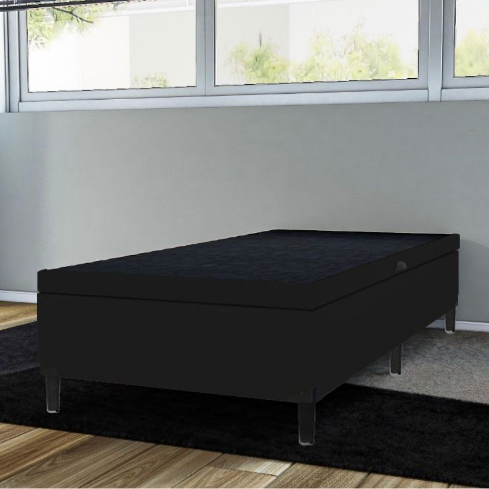 Encontraproduto.com.br - Base Box Bau Solteiro Itaflex 0,88x1,88x0,44 Preto