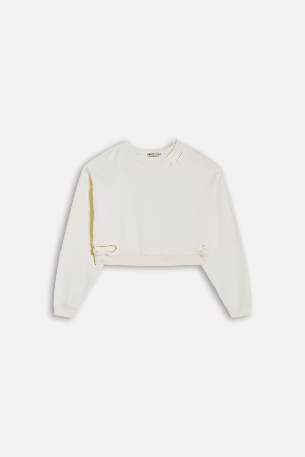 BLUSA MOLETOM RASGO BARRA