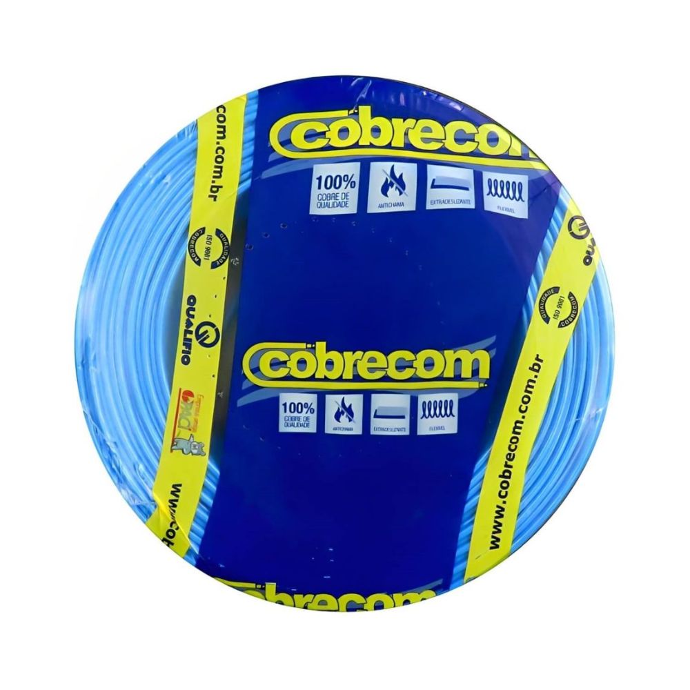 Fio/Cabo Flexível 450/750v 1,5mm 50 Metros Cobrecom