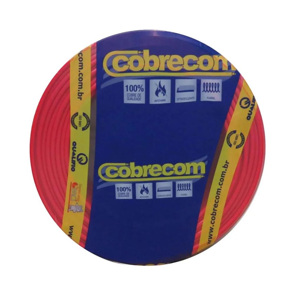 Fio/Cabo Flexível 450/750v 1,5mm 50 Metros Cobrecom