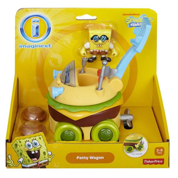 Encontraproduto.com.br - Carro Bob Esponja Imaginext  Hamburger