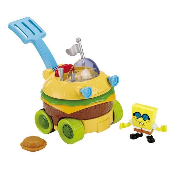 Encontraproduto.com.br - Carro Bob Esponja Imaginext  Hamburger