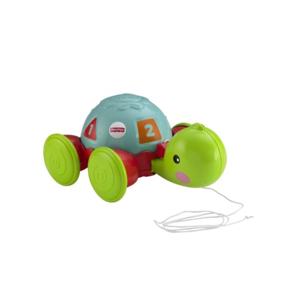 Encontraproduto.com.br - Brinquedo Empurra Tartaruga Fisher-Price Verde