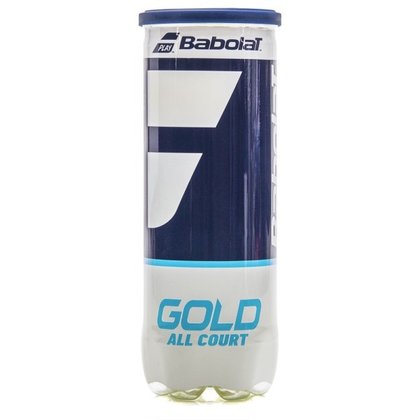 Encontraproduto.com.br - Bola de Tênis Babolat Gold All Court Tubo Com 3 Unidades Unissex - Amarela