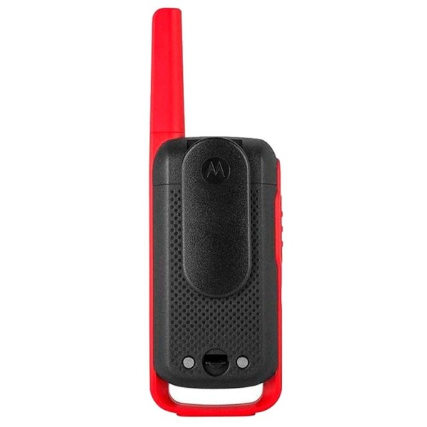 Encontraproduto.com.br - Walkie Talkie Talkabout 22 Canais 32 Km T210BR Vermelho/Preto - Motorola