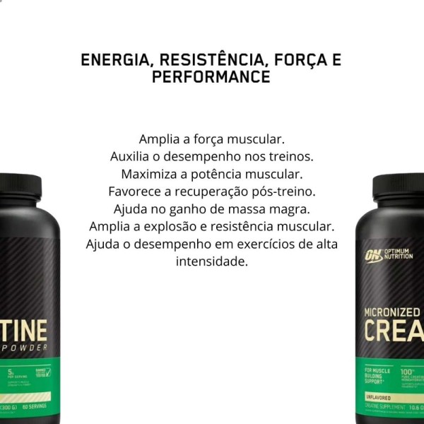 Encontraproduto.com.br - Creatine Micronized Powder 600g - Optimum Nutrition