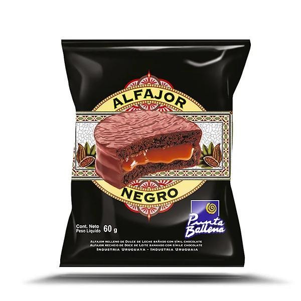 Encontraproduto.com.br - Alfajor Negro com Doce de Leite Punta Ballena 60g