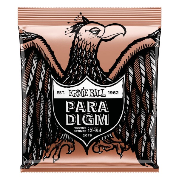 Corda Ernie Ball 012 Paradigm Phosphor Bronze para Violão Aço