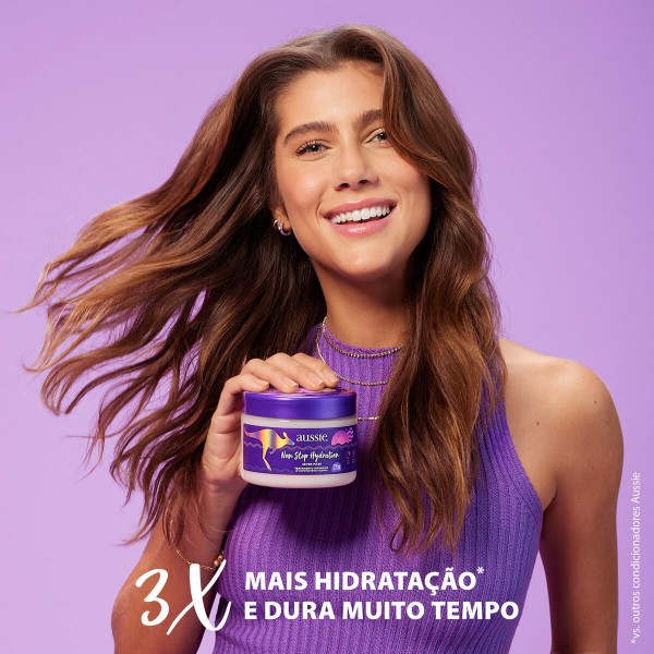 Encontraproduto.com.br - Máscara de Tratamento AUSSIE Non Stop Hydration 270ml