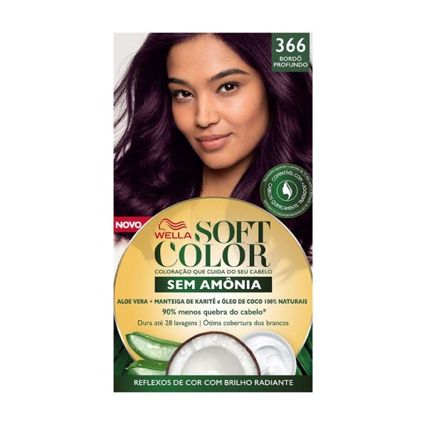 Encontraproduto.com.br - Tintura Softcolor 366 Bordeaux Profundo