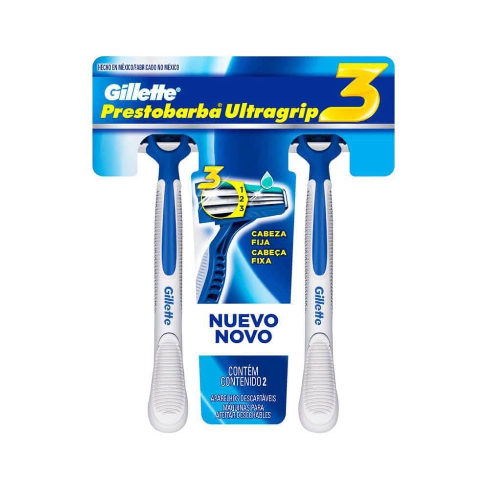 Encontraproduto.com.br - Aparelho Prestobarba Ultragrip 3 C/2 UN