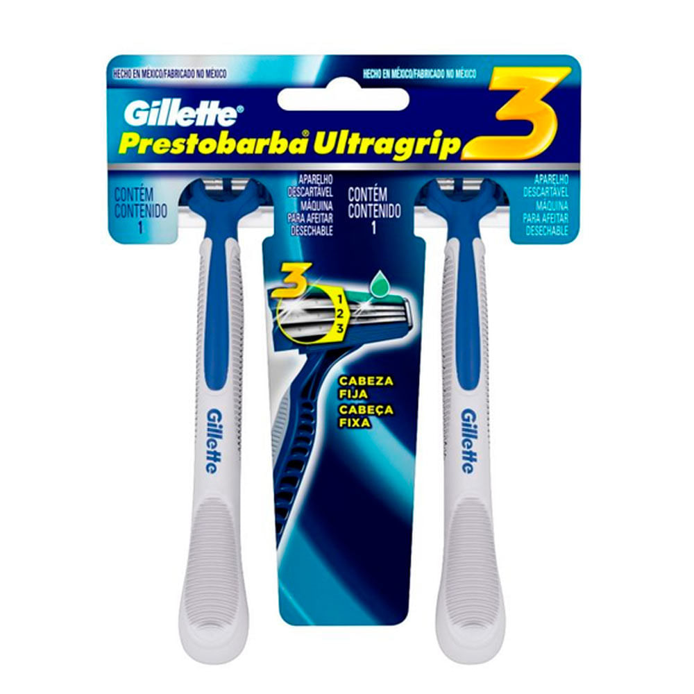 Encontraproduto.com.br - Aparelho Prestobarba Ultragrip 3 C/2 UN