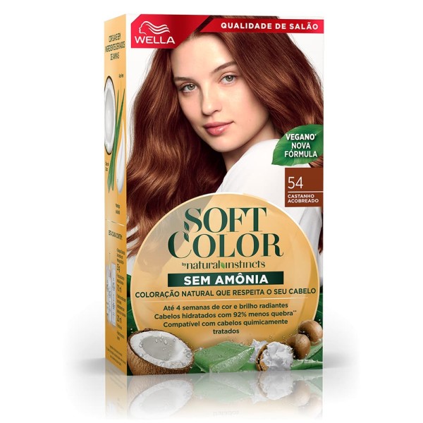 Tintura Softcolor 54 Castanho Acobreado