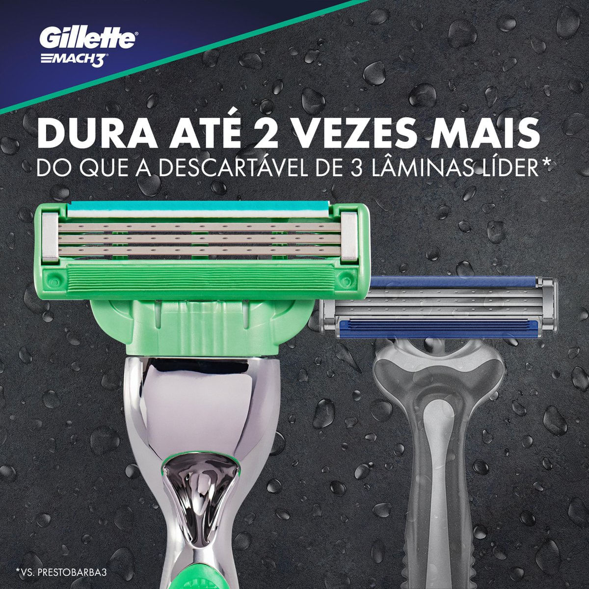 Encontraproduto.com.br - Carga para Aparelho de Barbear Gillette Mach3 Sensitive 8 Unidades
