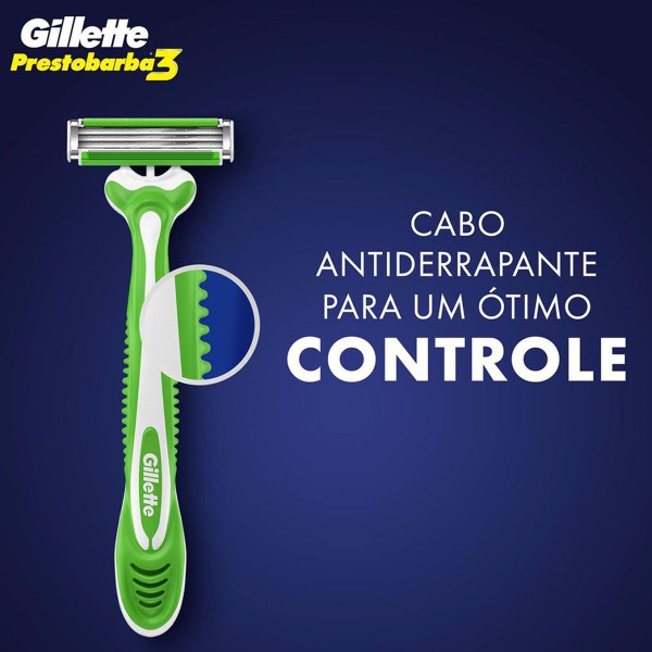 Encontraproduto.com.br - Aparelho Barbear Prestobarba 3 Sensitive Leve 3 Pague 2