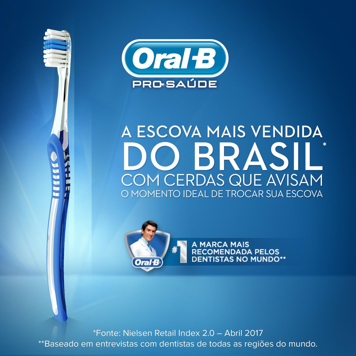 Encontraproduto.com.br - Kit Escova Dental Oral-B Indicator Grátis Creme Dental Oral-B 3D White Brilliant Fresh 70g