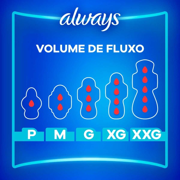 Encontraproduto.com.br - Absorvente com Abas Seca Always Pequeno Pacote 16 Unidades Grátis 2 Absorventes