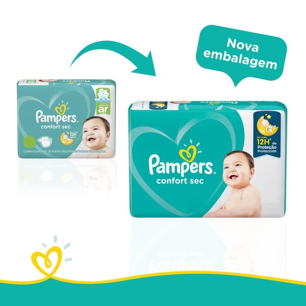 Encontraproduto.com.br - Fralda Pampers Confort Sec G 82 Unidades