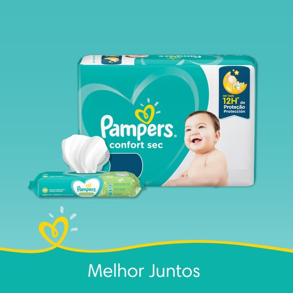 Encontraproduto.com.br - Fralda Pampers Confort Sec G 82 Unidades