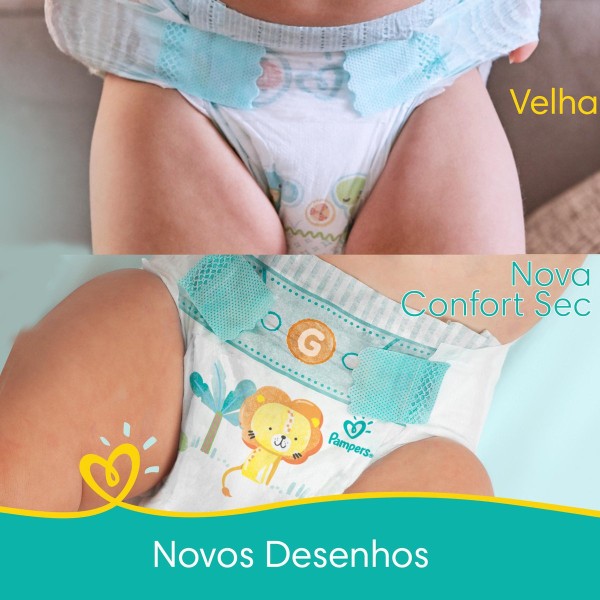 Encontraproduto.com.br - Fralda Pampers Confort Sec G 82 Unidades