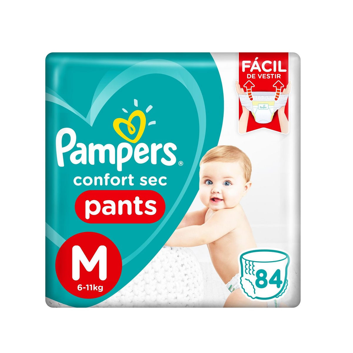 Encontraproduto.com.br - Fralda Pampers Pants Ajuste Total M 84 Unidades