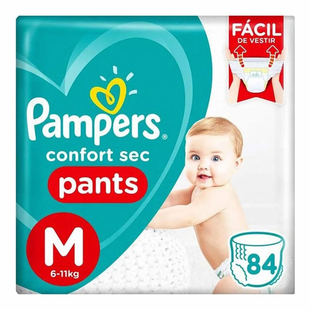 Encontraproduto.com.br - Fralda Pampers Pants Ajuste Total M 84 Unidades