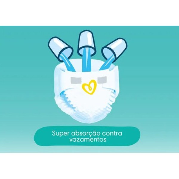 Encontraproduto.com.br - Fralda Descartável Pampers Supersec Jumbo XXG Pacote com 64 unidades