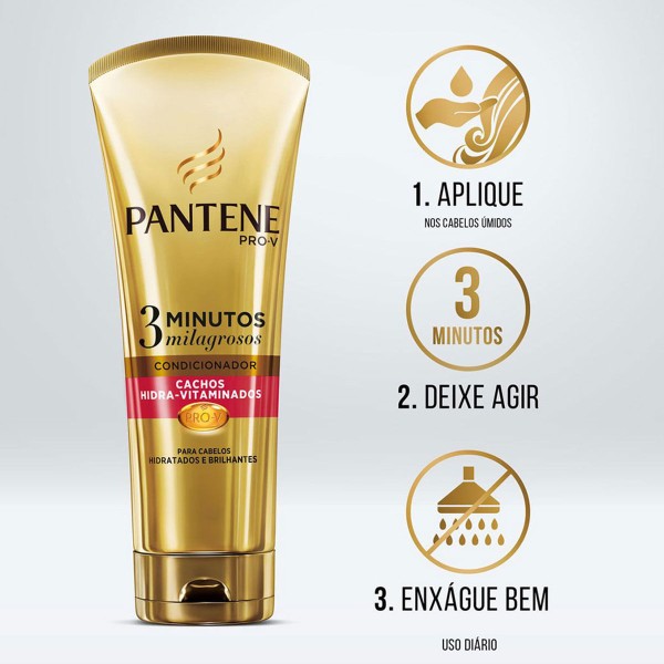 Encontraproduto.com.br - Kit Shampoo e Condicionador Pantene Cachos Hidra-Vitaminados