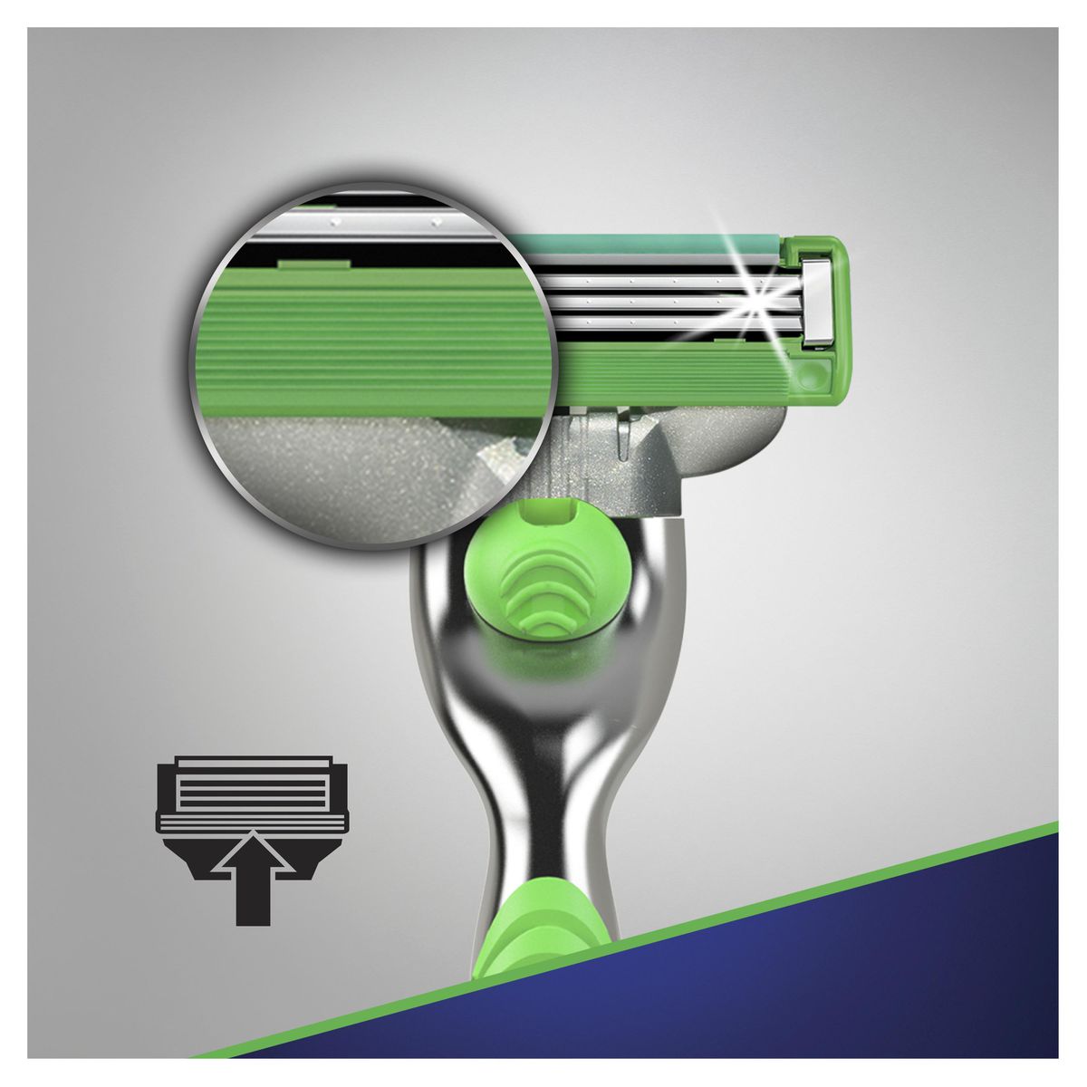 Encontraproduto.com.br - Kit Mach3 Sensitive + Carga C/2 + Porta Aparelho Gts - Gillette Mach3
