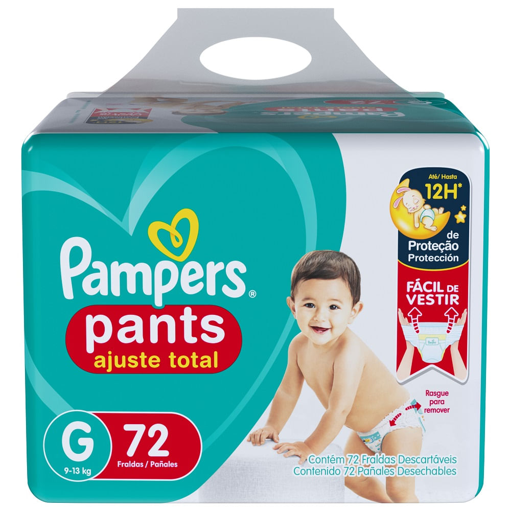 Encontraproduto.com.br - Fralda Pampers Pants Top G com 72un