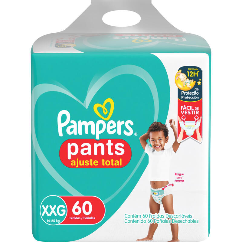 Encontraproduto.com.br - Fralda Pampers Pants Top XXg com 60un