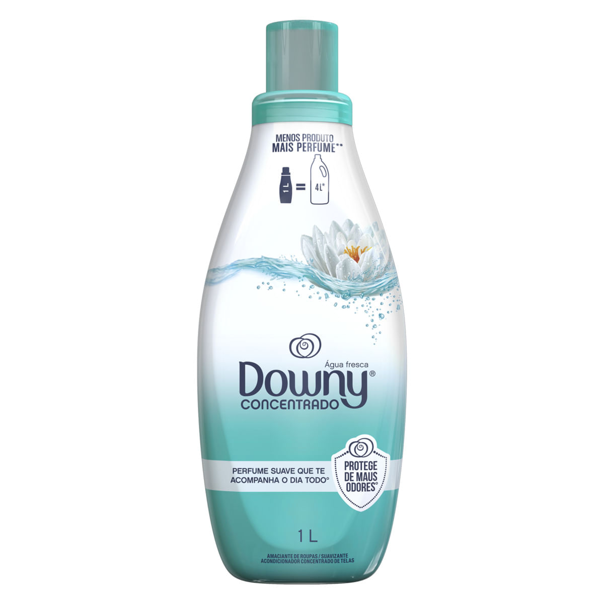 Encontraproduto.com.br - Amaciante de Roupa Concentrado Água Fresca Downy Frasco 1l
