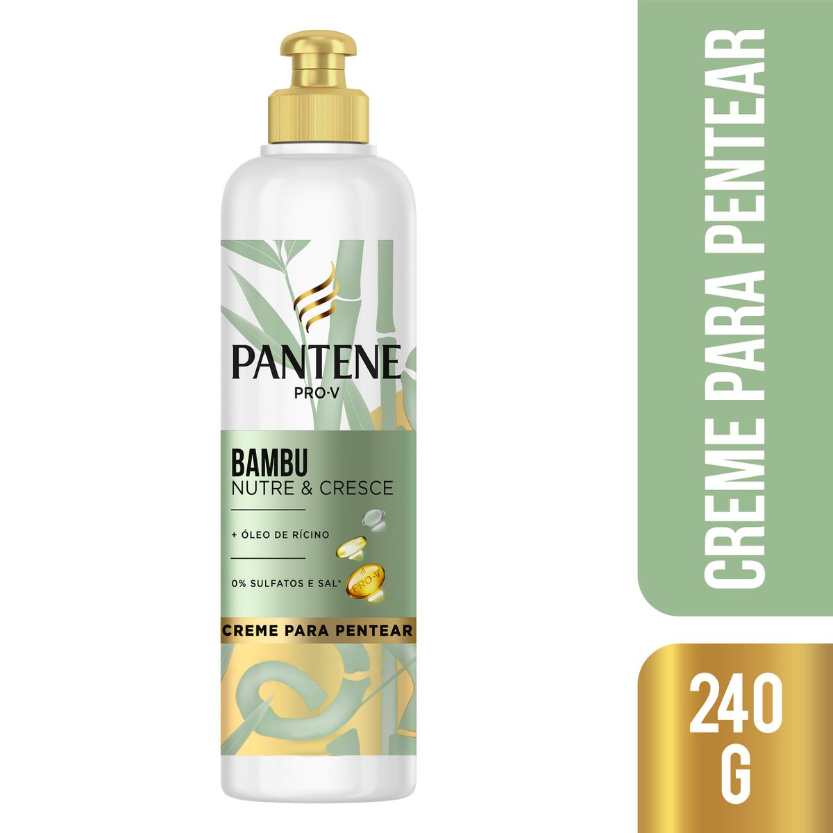 Encontraproduto.com.br - Creme de Pentear Bambu Nutre & Cresce Pantene -240g