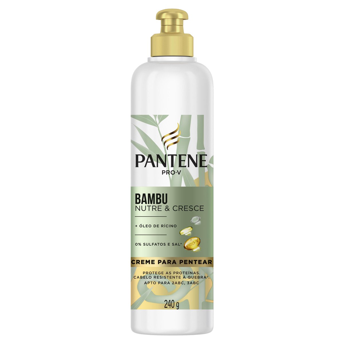 Encontraproduto.com.br - Creme de Pentear Bambu Nutre & Cresce Pantene -240g