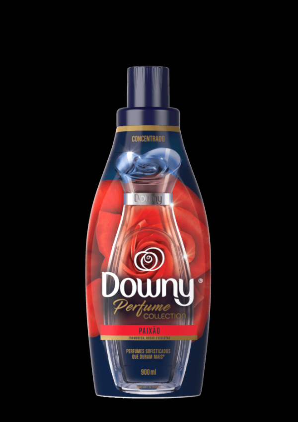 Amaciante de Roupa Concentrado Paixão Framboesa, Rosas e Violetas Downy Perfume Collection Frasco 900ml