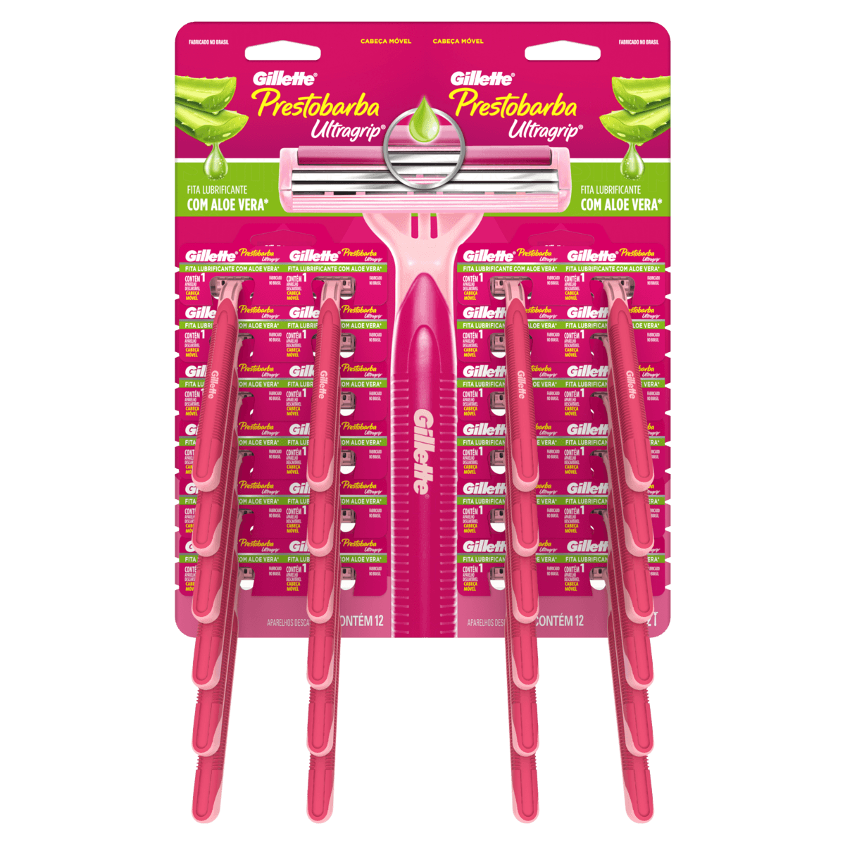 Encontraproduto.com.br - Aparelho de Depilar Gilette Ultra Grip Feminino - 2 Uni