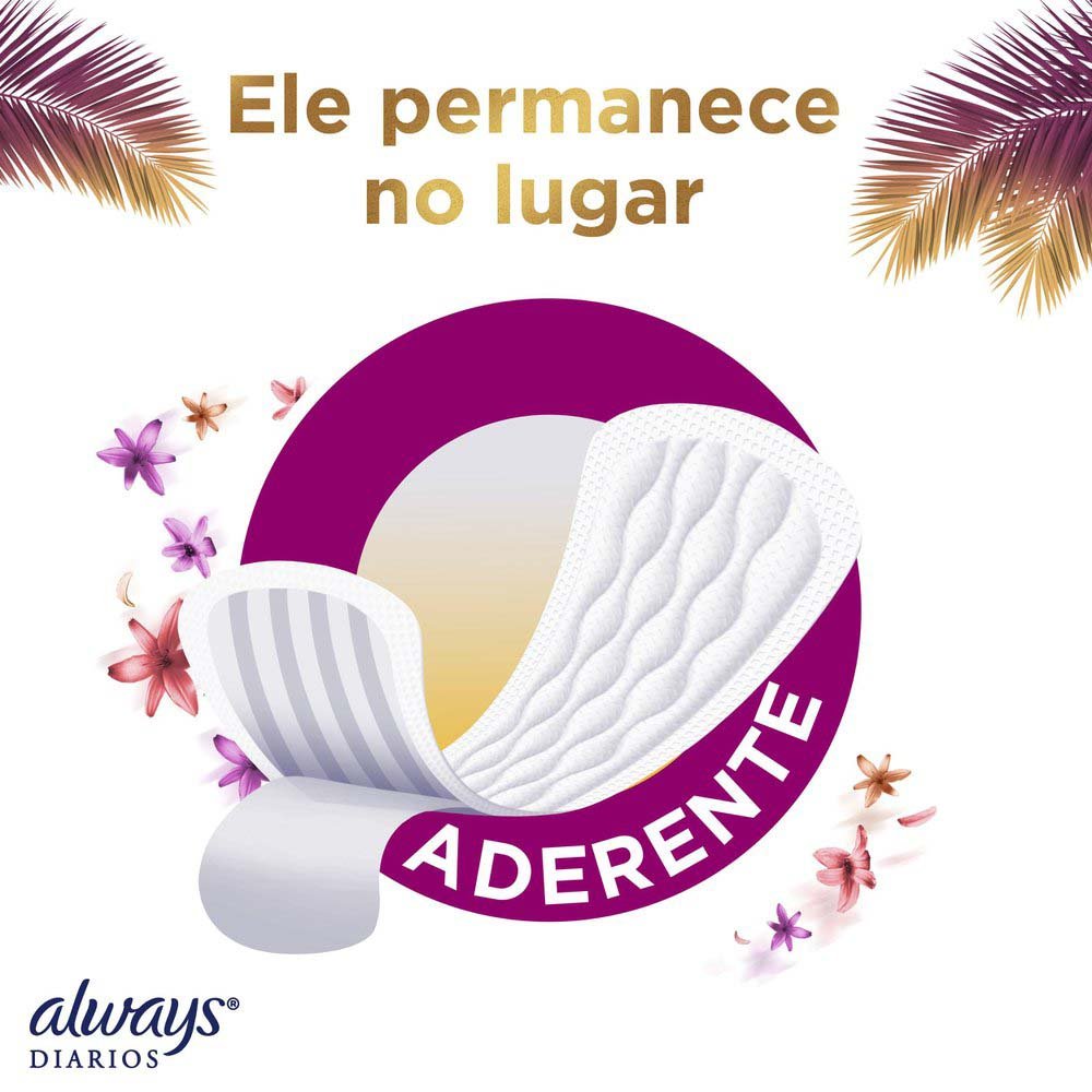Encontraproduto.com.br - Protetor Diário Always Hipoalergênico Sensitive Sem Perfume 80 Unidades