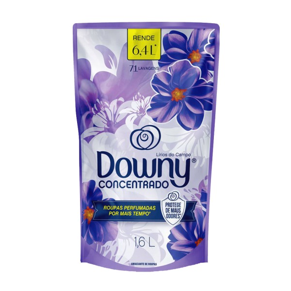 Encontraproduto.com.br - Amaciante Concentrado Downy Lírios do Campo 1,6l
