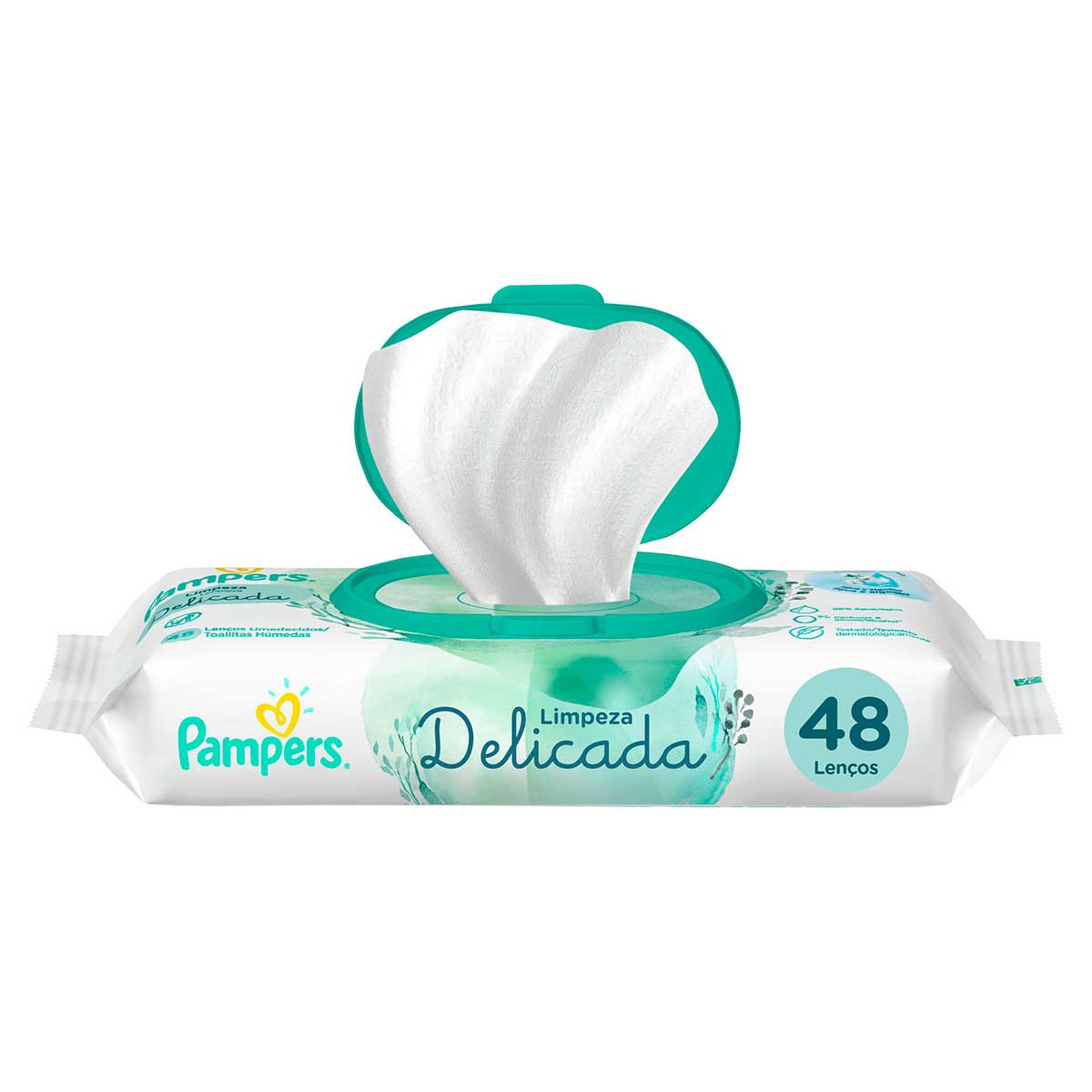 Lenco Umed Pampers Limp Delicada 48Un