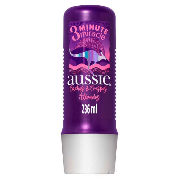 Encontraproduto.com.br - Creme de Tratamento Aussie 3 Minutos Milagrosos Cachos e Crespos 236ml