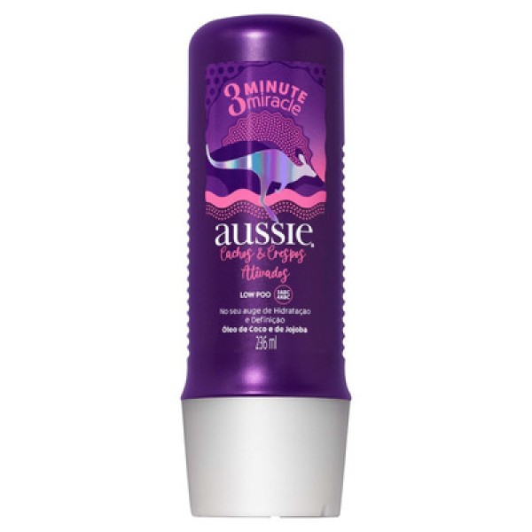Encontraproduto.com.br - Creme de Tratamento Aussie 3 Minutos Milagrosos Cachos e Crespos 236ml