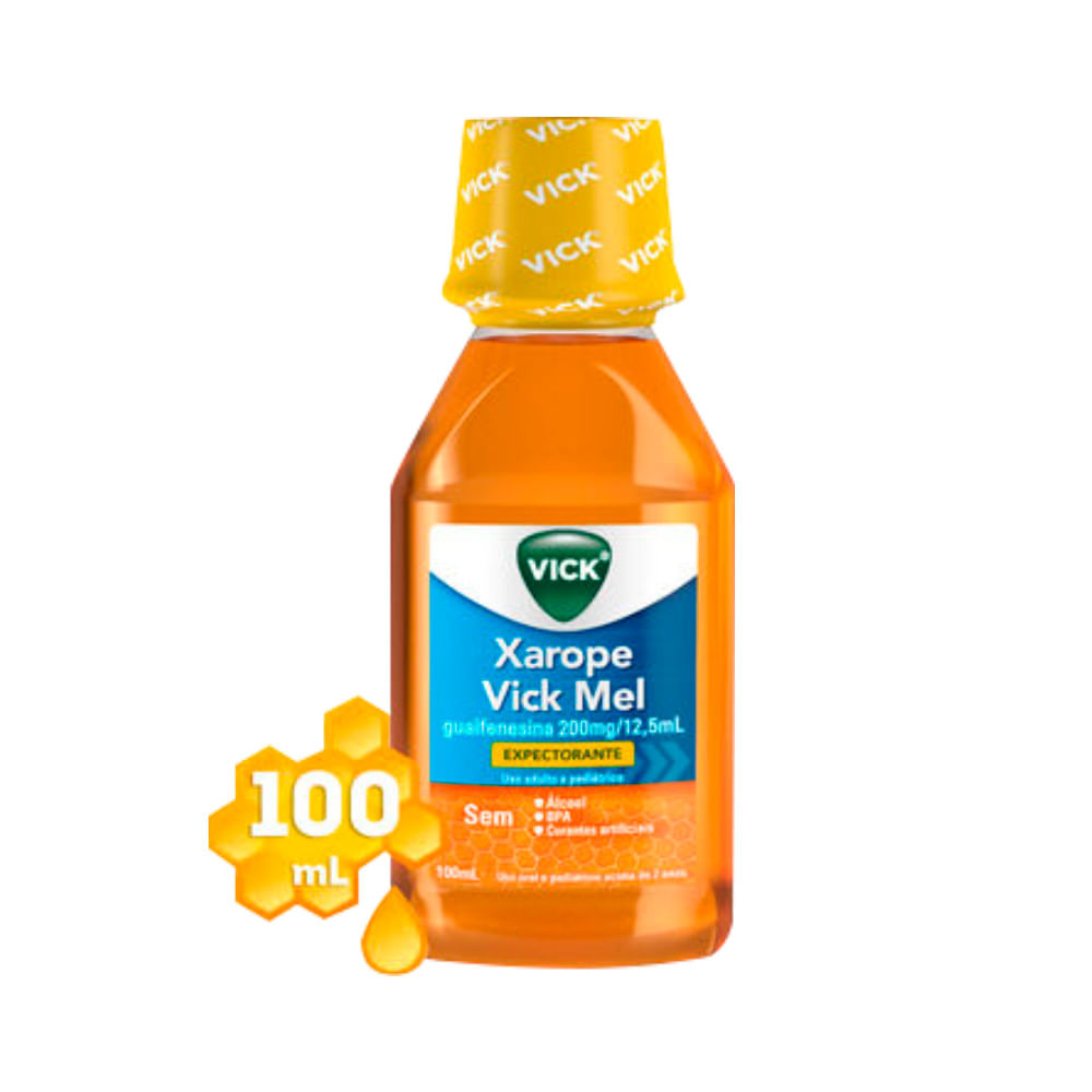 Encontraproduto.com.br - Xarope Vick Mel Expectorante - 100ml