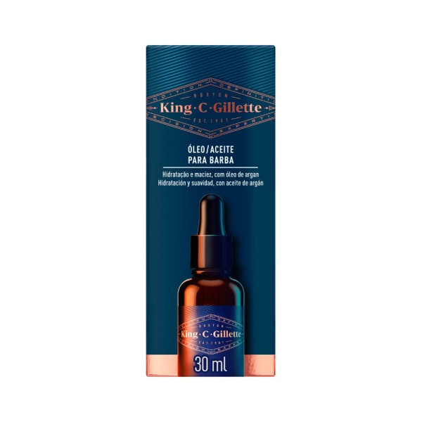 Oleo King C Gillette Para Barba 30ml