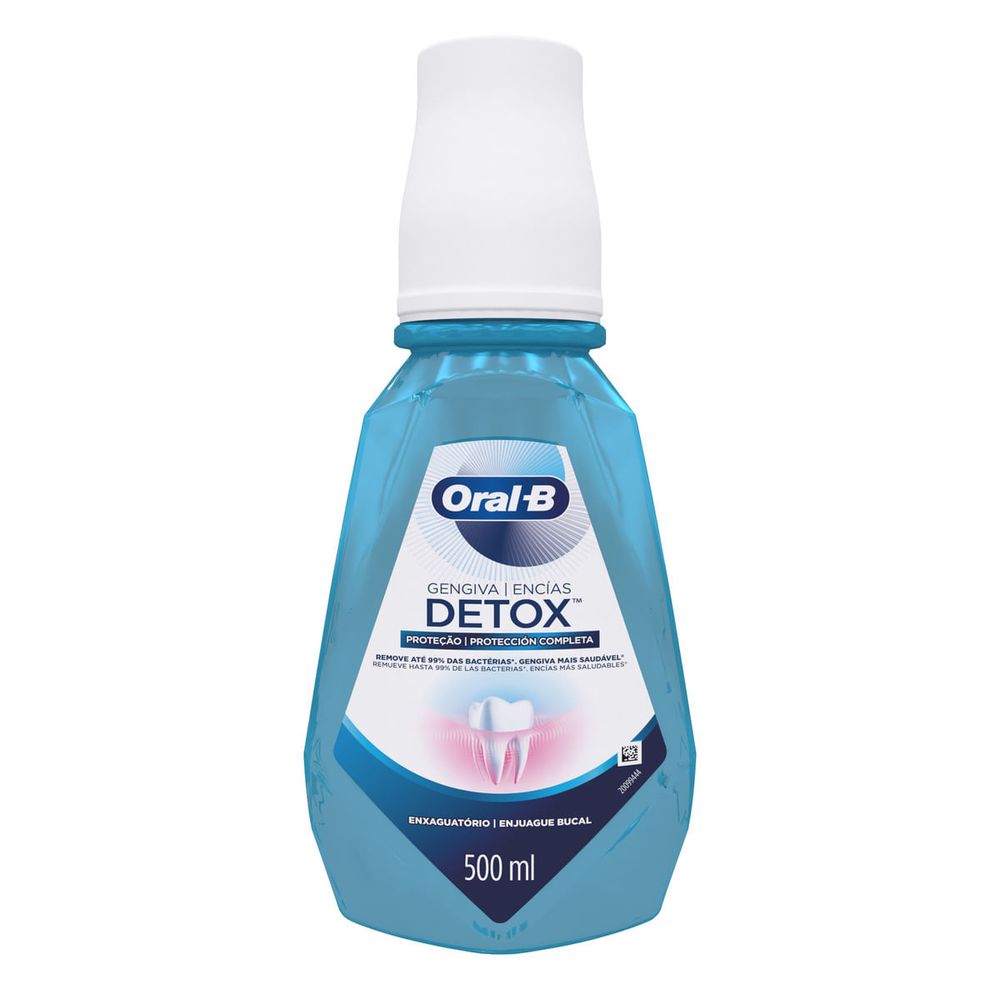 Encontraproduto.com.br - Enxaguante Oral B Bucal 500ml Gengiva Detox