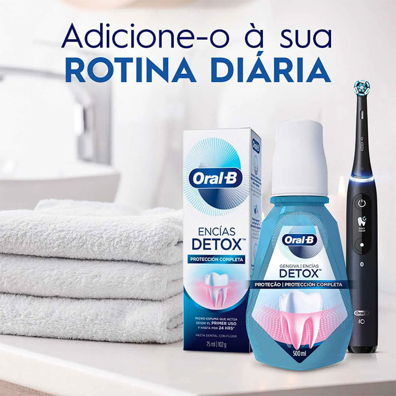 Encontraproduto.com.br - Enxaguante Oral B Bucal 500ml Gengiva Detox