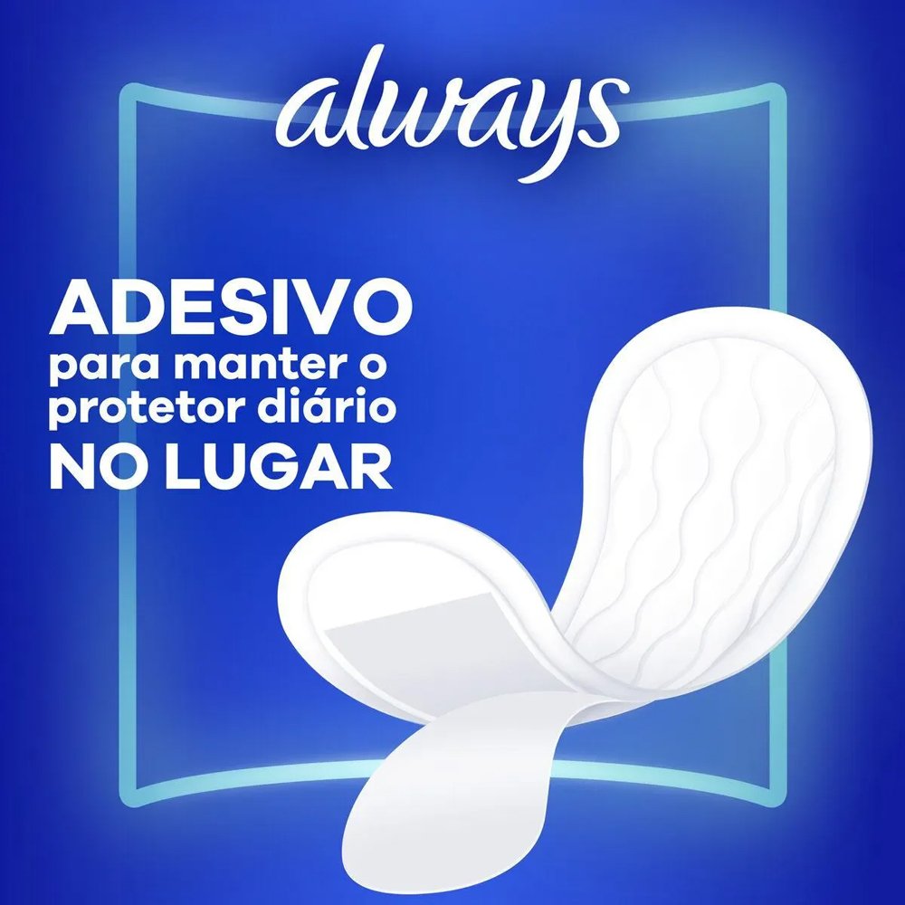 Encontraproduto.com.br - Protetor Diário sem Abas Respirável Always - 120 unidades