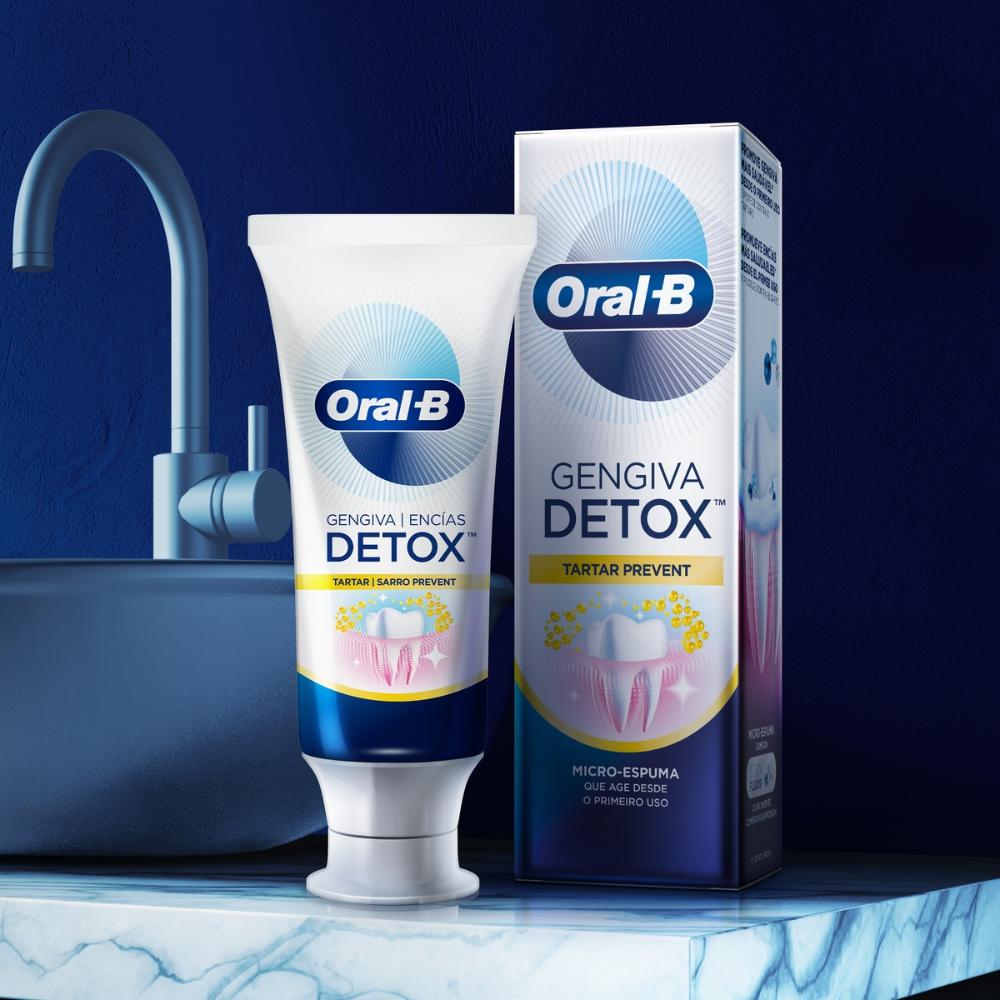 Encontraproduto.com.br - Kit Pasta de Dente Oral-B Gengiva Detox 4 Unidades de 102g