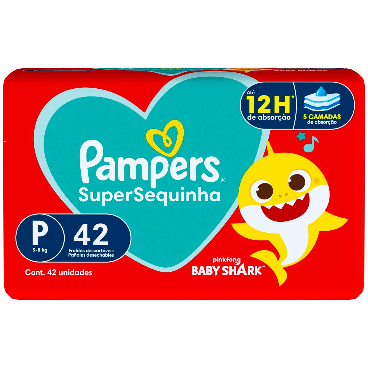 Encontraproduto.com.br - Fralda Pampers Supersec Mega P 42 Unidades